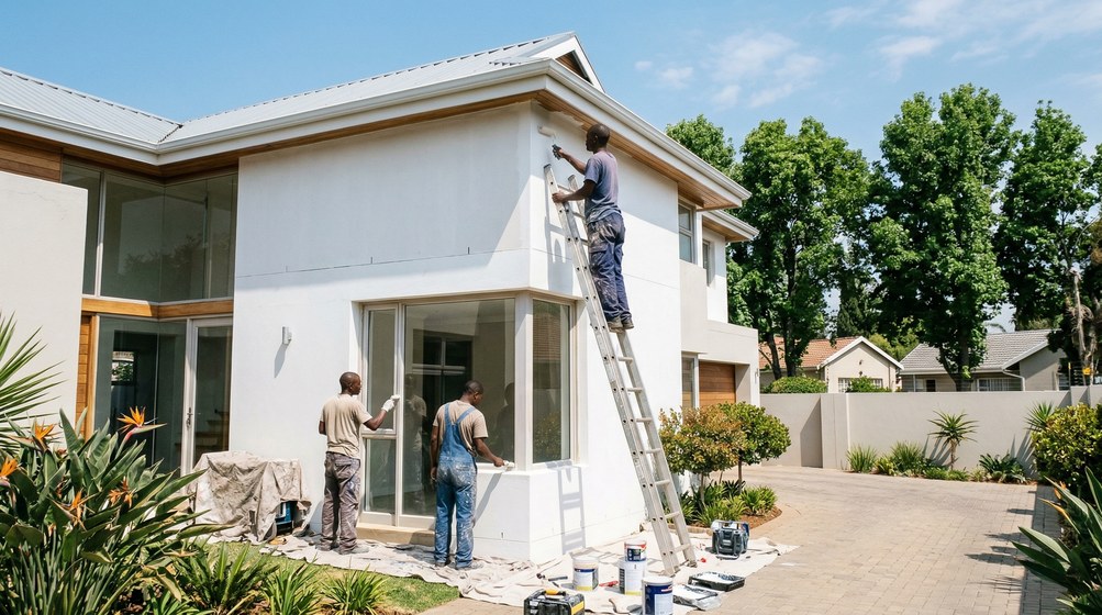 Professional painters working in Big Bay, Cape Town Northern Suburbs